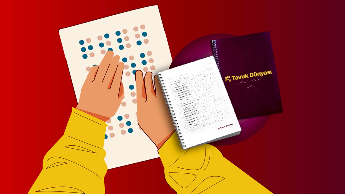 Tavuk Dünyası’ndan Görme Engelli Misafirlerimiz İçin Braille Alfabeli Menü