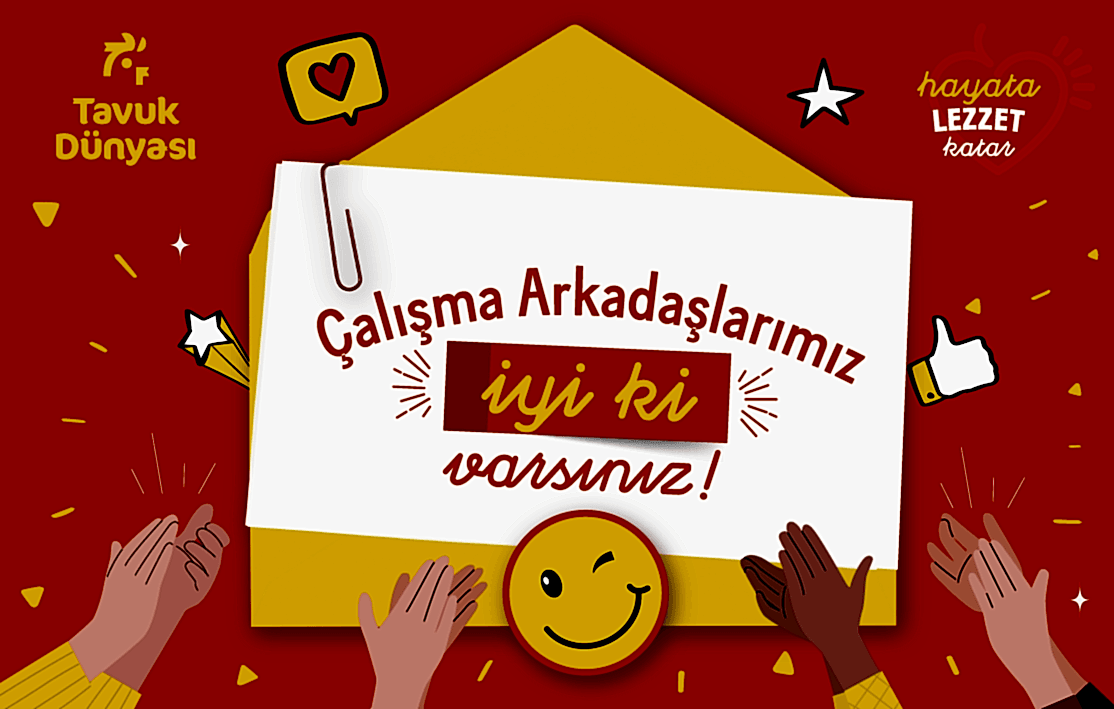 çalışma arkadaşlarımız iyi ki varsınız