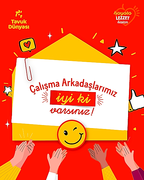 çalışma arkadaşlarımız iyi ki varsınız