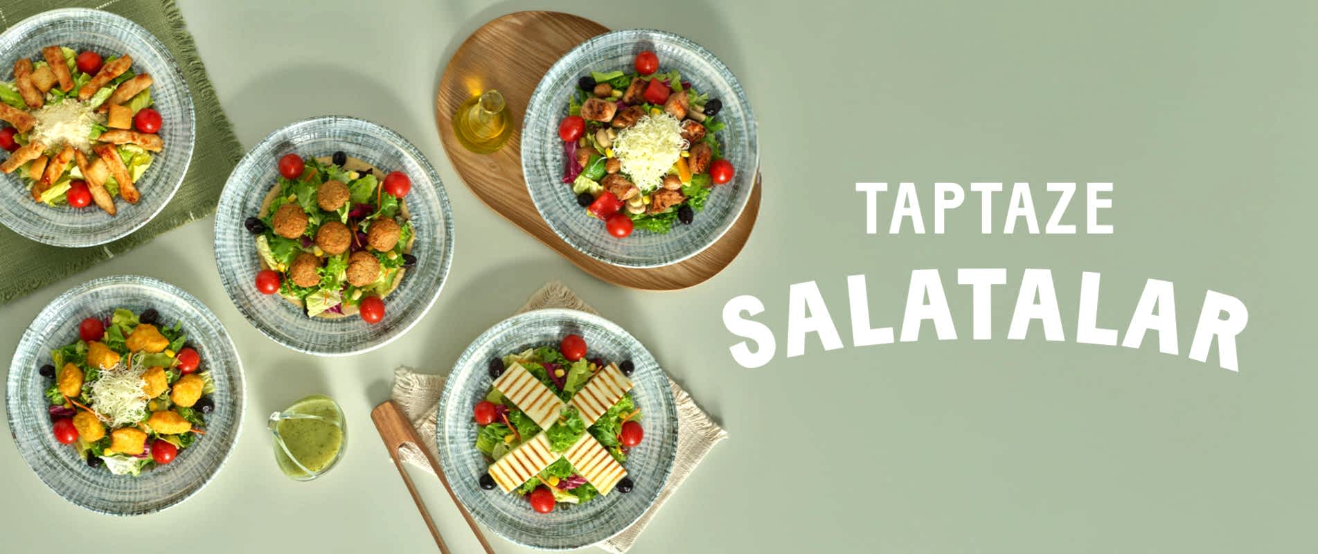 Taptaze salatalar